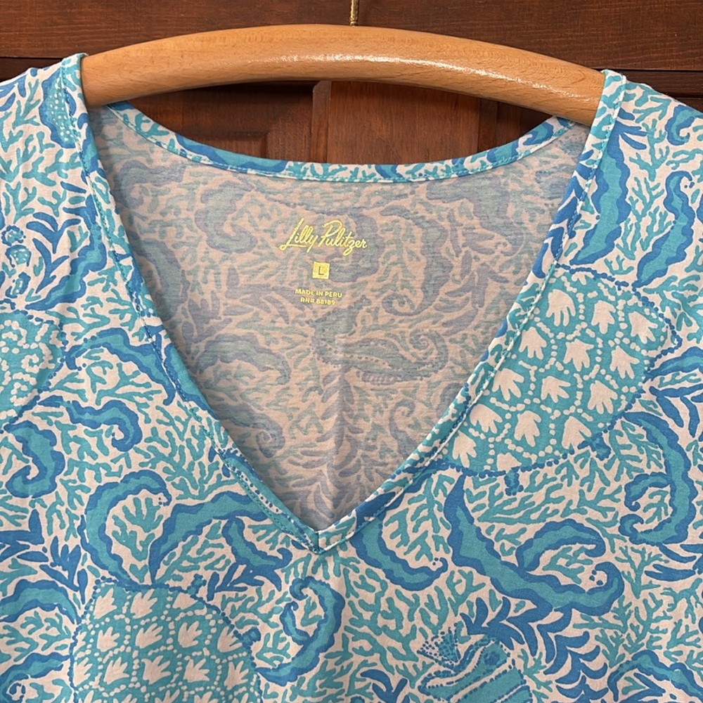 LILLY PULITZER EUC Short Sleeve Dress - Picture 3 of 5